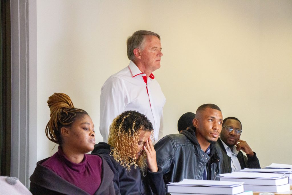 Prof Ben Anderson Addressing Students